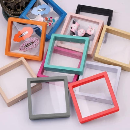 3D floating display Frame Case Jewellery Organizer (2pc)